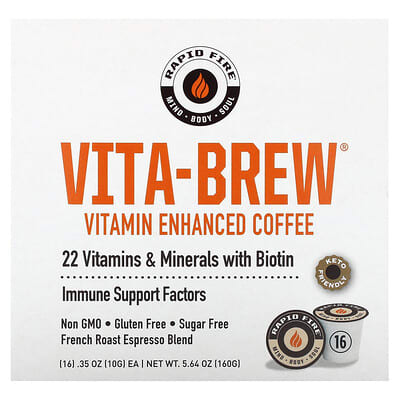 Кофе Vita-Brew French Roast Espresso Blend, 16 K-Cup