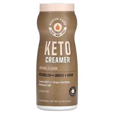 Keto Creamer, Original, Caffeine Free , 8.5 oz (240 g)