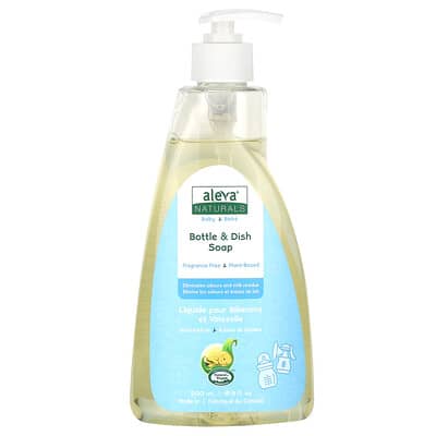 Baby, Bottle & Dish Soap, Fragrance Free, 16.9 fl oz (500 ml)