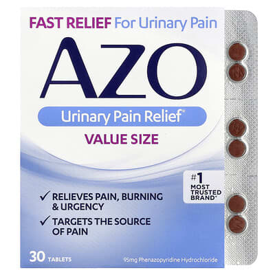 Urinary Pain Relief, 95 mg, 30 Tablets