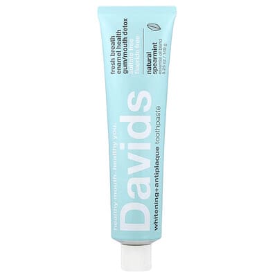 Whitening + Antiplaque Toothpaste, Natural Spearmint , 5.25 oz (149 g)