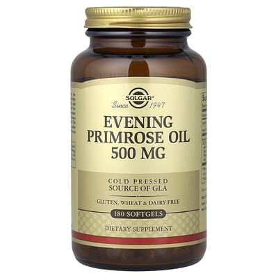 Evening Primrose Oil, 500 mg, 180 Softgels
