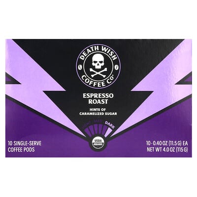 Кофе в капсулах Espresso Roast, 10 шт., 0.4 oz (11.5 g) каждая