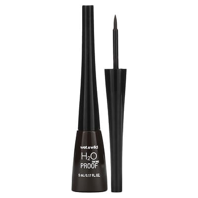 H2OProof, Liquid Eyeliner, 880 Dark Brown, 0.17 fl oz (5 ml)