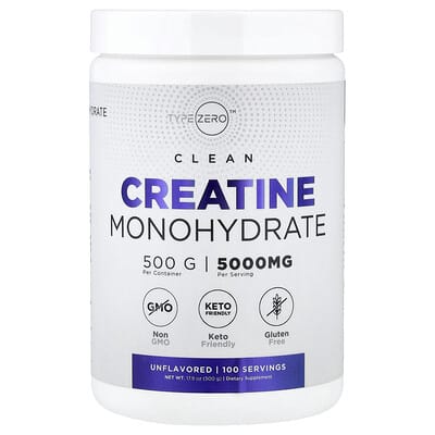 Креатин моногидрат Clean, без вкуса, 17.6 oz (500 g)