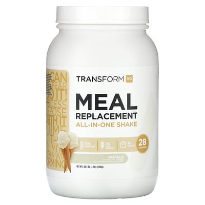 TransformHQ Заменитель пищи, коктейль All-in-One, Vanilla, 2.6 lb 41.5 (1162 g)
