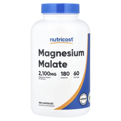Magnesium Malate, 180 Capsules (700 mg per Capsule)
