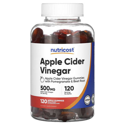 Apple Cider Vinegar Gummies, Apple, 120 Gummies