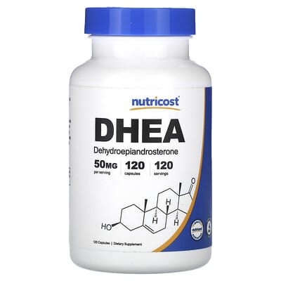 DHEA, 50 mg, 120 капсул