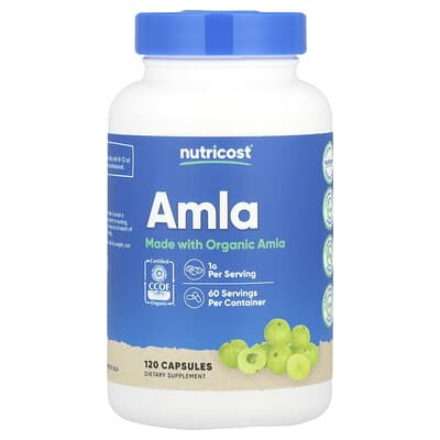 Nutricost Амла, 120 капсул