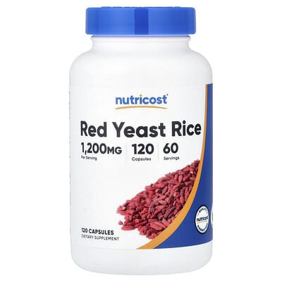 Red Yeast Rice, 120 Capsules (600 mg per Capsule)