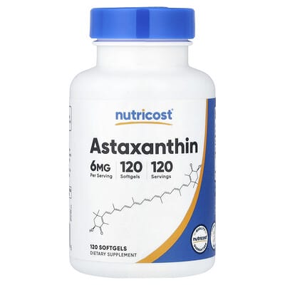 Astaxanthin, 6 mg, 120 Softgels