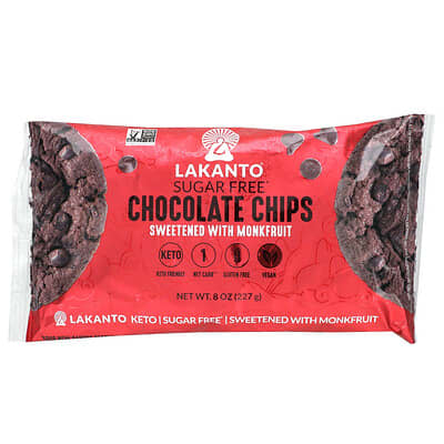 Chocolate Chips, Sugar Free, 8 oz (227 g)