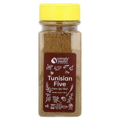 Artisan Spice Blend, Tunisian Five, 4.8 oz (136 g)