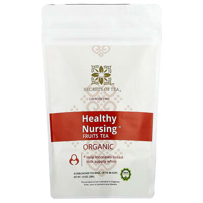 Healthy Nursing®, Fruits Tea, Caffeine Free, 20 Unbleached Tea Bags, 1 oz (28 g)