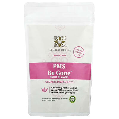 PMS Be Gone™, Fruit, Caffeine Free, 20 Tea Bags, 1.47 oz (41 g)