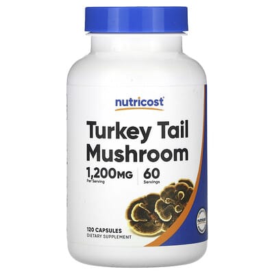Turkey Tail Mushroom, 120 Capsules (600 mg per Capsule)