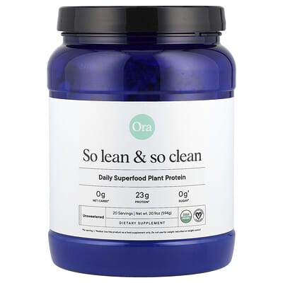 Растительный протеин Ora So Lean & So Clean Unsweetened 594 g
