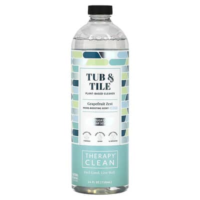 Tub & Tile, Plant-Based Cleaner, Grapefruit Zest, 24 fl oz (710 ml)