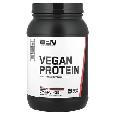 Vegan Protein, Chocolate, 1 lbs 15.4 oz (891 g)