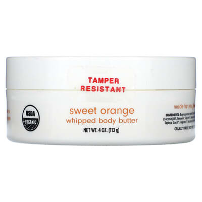 Ola Botanicals, Whipped Body Butter, Sweet Orange, 4 oz (113 g)