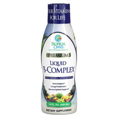 Жидкий витаминный комплекс B-Complex Premium, 16 fl oz (480 ml)