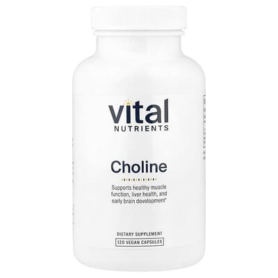 Choline, 120 Vegan Capsules (275 mg per Capsule)