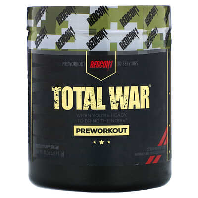 Total War®, предтренировочный комплекс, Strawberry Kiwi, 15.56 oz (441 g)