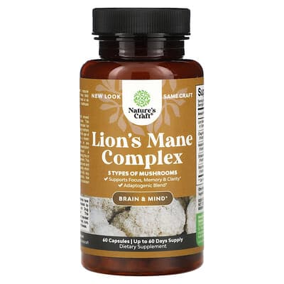 Lion's Mane Complex, 60 капсул
