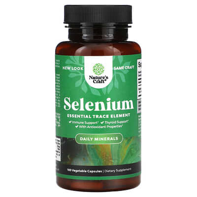Селен Nature's Craft Selenium, 200 mcg, 100 Vegetable Capsules