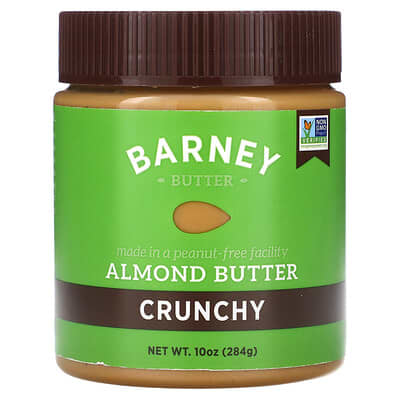 Almond Butter, Crunchy, 10 oz (284 g)