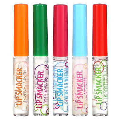 Глянцевый блеск для губ Lip Smacker Liquid Lip Gloss, Variety Pack, 5 Pack, 0.45 fl oz (14 ml)