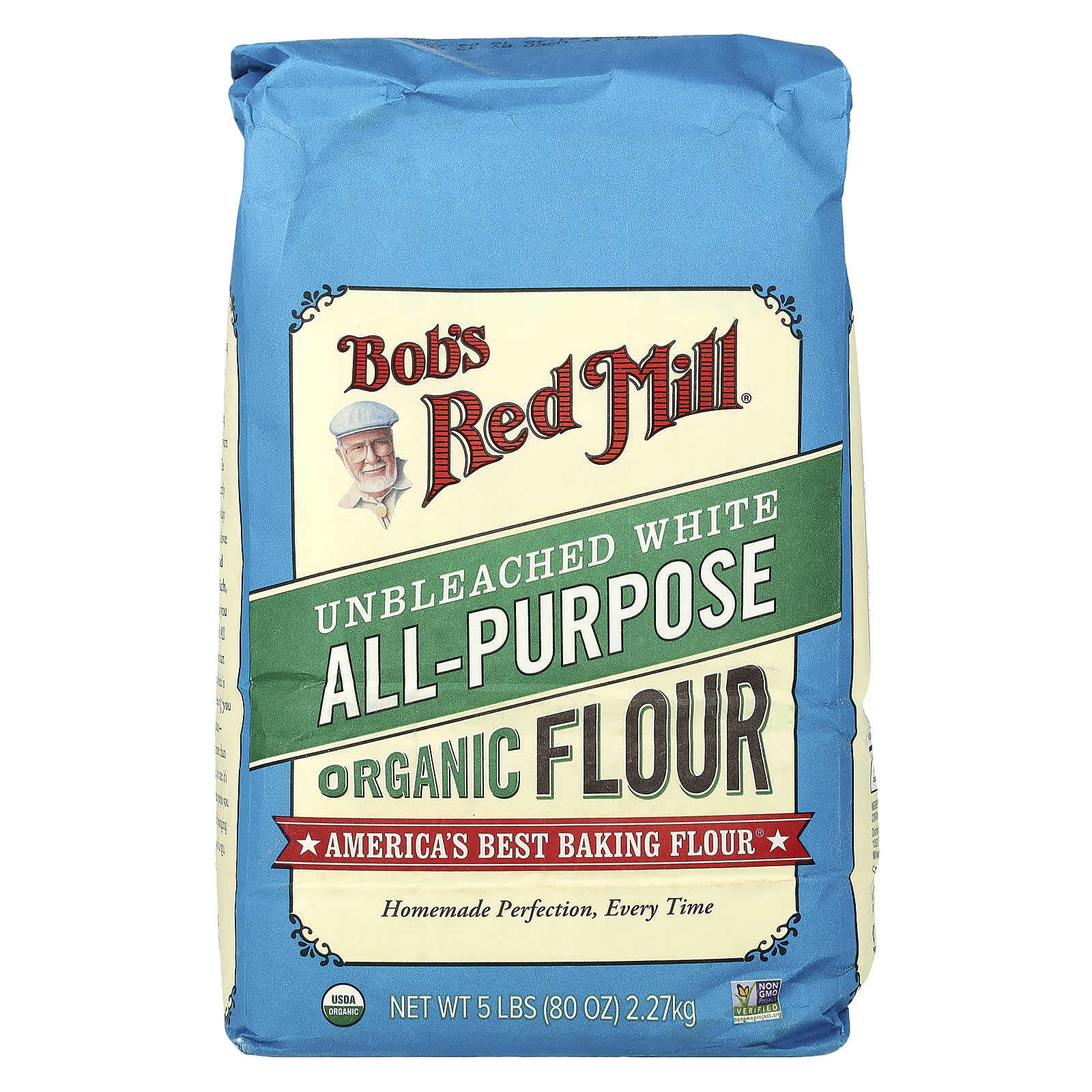 Мука универсальная Bob's Red Mill Organic All-Purpose Unbleached White 80 oz (2.27 kg)