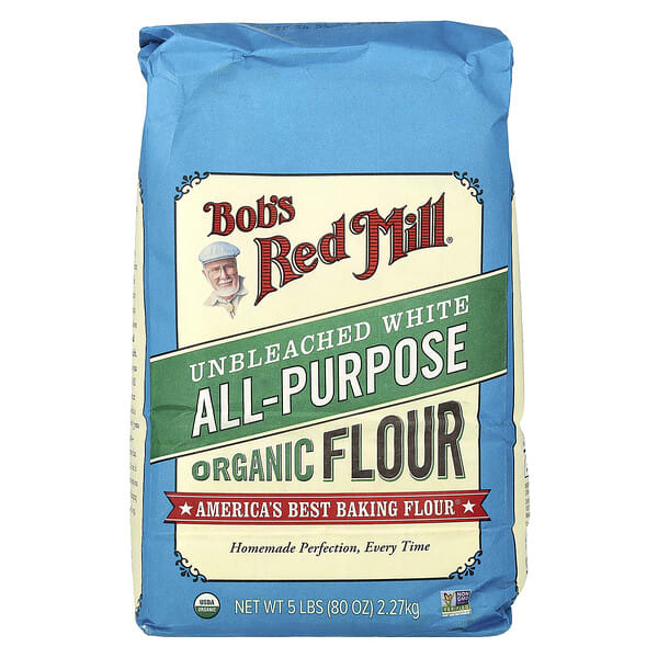 Мука универсальная Bob's Red Mill Organic All-Purpose Unbleached White 80 oz (2.27 kg)