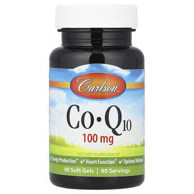 CoQ10, 100 mg, 90 Soft Gels