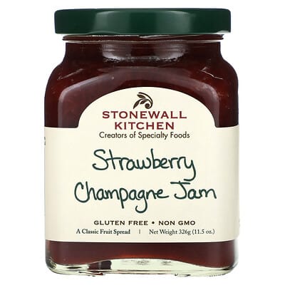 Strawberry Champagne Jam, 11.5 oz (326 g)