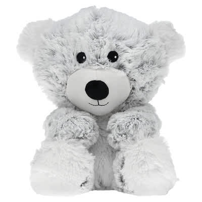 Weighted Soft Plush, Bear, Gray, 1 Plush
