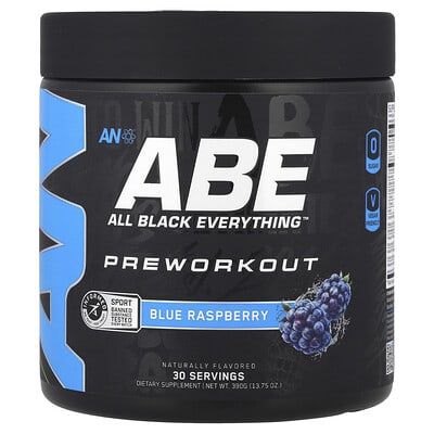 ABE Предтренировочный комплекс, Blue Raspberry, 13.75 oz (390 g)