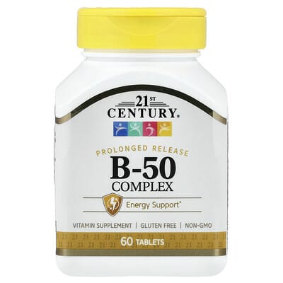 B-50 Complex, Prolonged Release, 60 Tablets