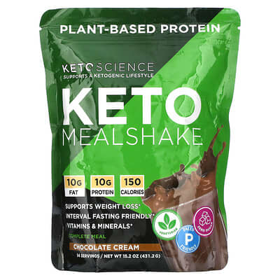 Keto Mealshake, шоколадный крем, 15.2 oz (431.2 g)