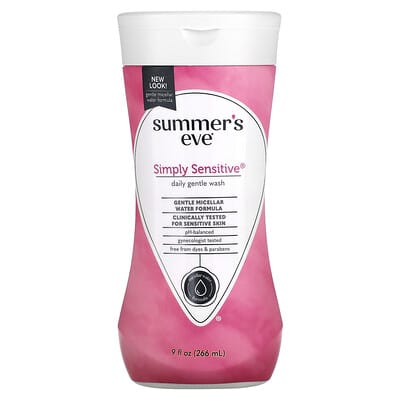 Мягкое средство для ежедневного очищения Summer's Eve, Simply Sensitive, 9 fl oz (266 ml)