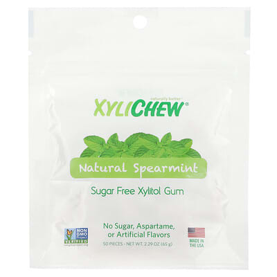 Xylichew®, Natural Spearmint, 50 Pieces