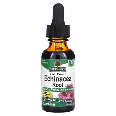 Echinacea Root, Fluid Extract, Alcohol-Free, 1 fl oz (30 ml)