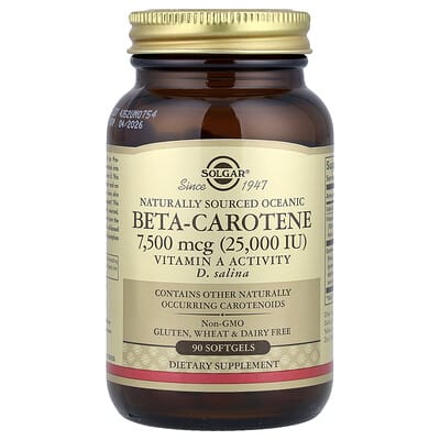 Naturally Sourced Oceanic Beta-Carotene, 90 Softgels