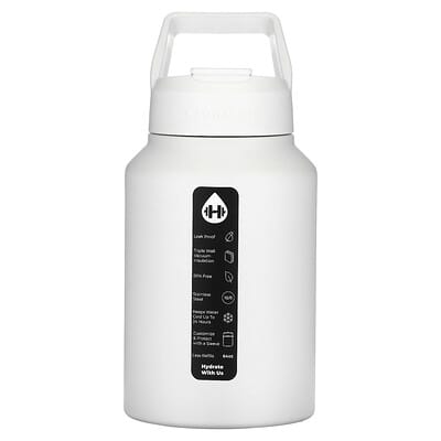 HydroJug кувшин из нержавеющей стали, White, 64 oz
