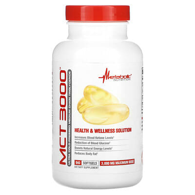 MCT 3000™, 90 мягких капсул (1,000 mg на капсулу)