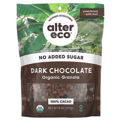 Organic Granola, Dark Chocolate, 8 oz (227 g)