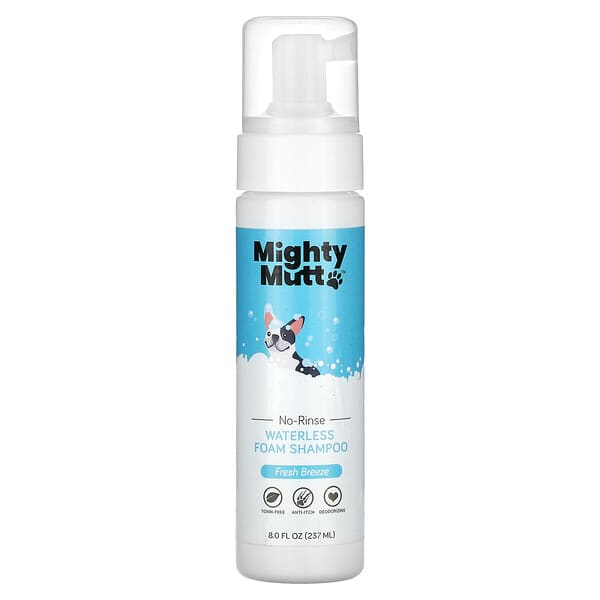 Waterless Foam Shampoo, For Dogs, Fresh Breeze, 8 fl oz (237 ml)