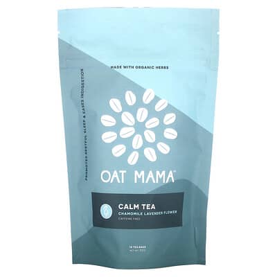 Calm Tea, Chamomile Lavender Flower, Caffeine Free, 14 Tea Bags, 32 g