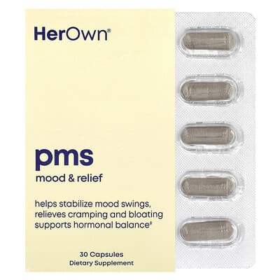 PMS, Mood & Relief, 30 капсул